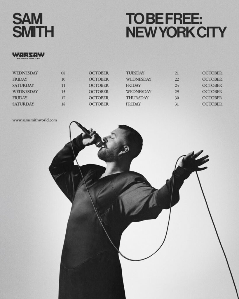 Sam Smith Finds Peace in “To Be Free” and Returns to Their Roots for Intimate NYC Residency